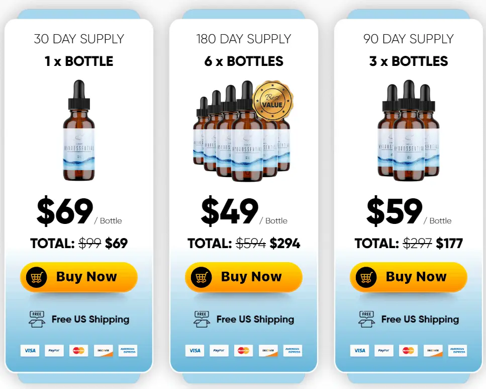 hydrossential price